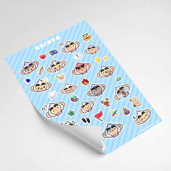 Chimpo Sticker Sheet #01